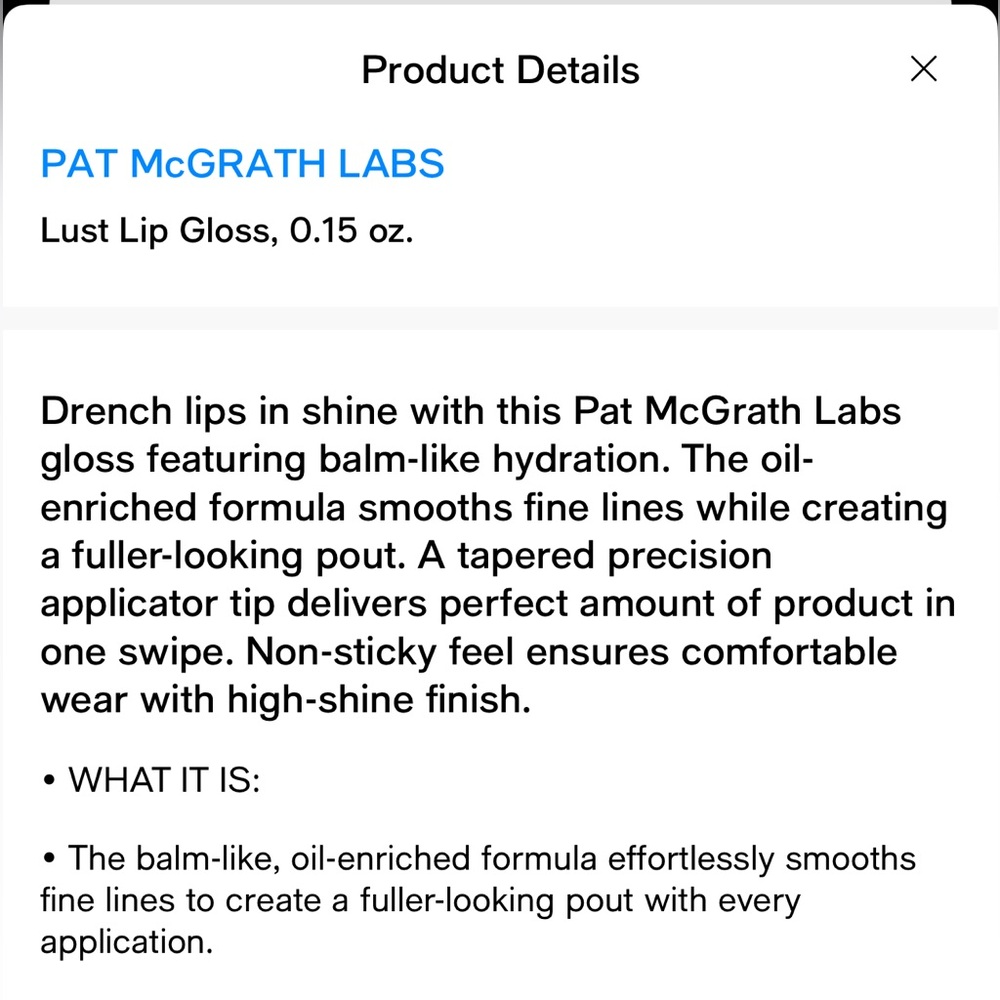 NWT Pat McGrath Labs Lust Lip Gloss - Picture 2 of 4